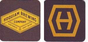 beer coaster from Horluck Brewing Co. ( WA-HOQU-3 )