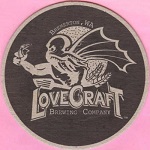 beer coaster from Lowercase Brewing ( WA-LBC-3 )