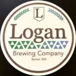 beer coaster from Loowit Brewing Co. ( WA-LOGA-1 )