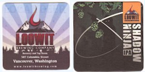 beer coaster from Lopez Island Brewing Co ( WA-LOOW-1 )