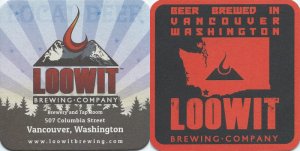 beer coaster from Lopez Island Brewing Co ( WA-LOOW-2 )