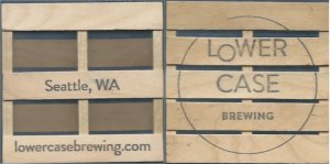 beer coaster from Lucky Envelope Brewing ( WA-LOWC-5 )