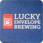 beer coaster from Lucky Lager Brewing Co. ( WA-LUCK-3 )