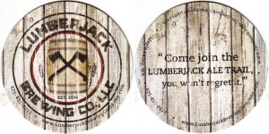 beer coaster from Lumberjack ( WA-LUMB-1 )