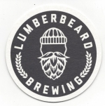 beer coaster from Lumberhouse Brewery (Lumberjack Brewing Co.) ( WA-LUME-1 )