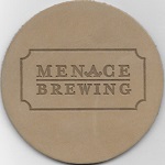 beer coaster from Methow Valley Brewing Co. (Twisp River Pub) ( WA-MENA-1 )