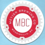 beer coaster from Middleton Brewing Company ( WA-METI-2 )