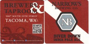 beer coaster from Natural 20 Brewing ( WA-NAR-3 )