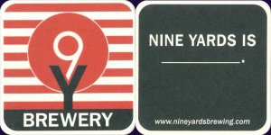 beer coaster from Nisqually Valley Brewing Company ( WA-NINE-1 )