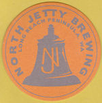 beer coaster from North Sound Brewing ( WA-NJTY-1 )