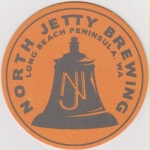 beer coaster from North Sound Brewing ( WA-NJTY-3 )