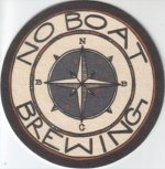 beer coaster from No-Li Brewhouse (Northern Lights Brewing Co.) ( WA-NOB-1 )