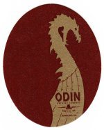 beer coaster from Off Camber Brewing ( WA-ODIN-1 )