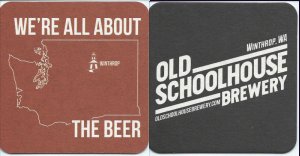 beer coaster from Old Stove Brewing Co. ( WA-OSCH-3 )