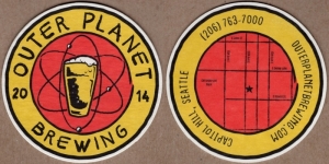 beer coaster from Outlander Brewing Co. ( WA-OUTR-1 )