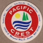 beer coaster from Pacific Rim Brewing Co. ( WA-PAC-1 )