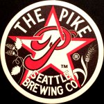 beer coaster from Pilsener Brewing Co. ( WA-PIKE-10 )