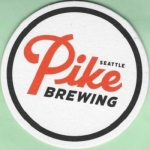 beer coaster from Pilsener Brewing Co. ( WA-PIKE-12 )