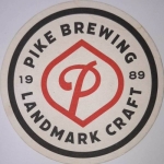 beer coaster from Pilsener Brewing Co. ( WA-PIKE-13 )