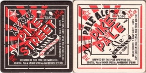 beer coaster from Pilsener Brewing Co. ( WA-PIKE-3 )