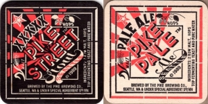 beer coaster from Pilsener Brewing Co. ( WA-PIKE-4 )