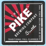 beer coaster from Pilsener Brewing Co. ( WA-PIKE-8 )