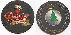 beer coaster from Rainy Daze Brewing Co.  ( WA-RAIWA-15 )