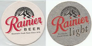 beer coaster from Rainy Daze Brewing Co.  ( WA-RAIWA-2 )