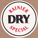 beer coaster from Rainy Daze Brewing Co.  ( WA-RAIWA-6 )