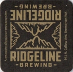 beer coaster from River City Brewing Co.  ( WA-RIDE-2 )