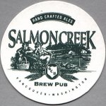 beer coaster from San Juan Brewing Co.  ( WA-SALM-1 )