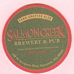 beer coaster from San Juan Brewing Co.  ( WA-SALM-3 )