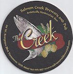 beer coaster from San Juan Brewing Co.  ( WA-SALM-4 )