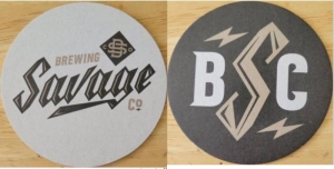 beer coaster from Scamp Brewing Co. ( WA-SAVA-1 )