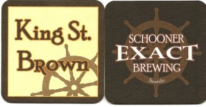 beer coaster from Scuttlebutt Brewing Co. ( WA-SCHE-1A )