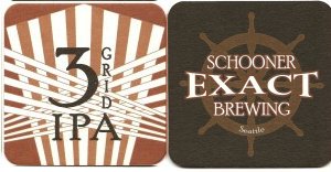 beer coaster from Scuttlebutt Brewing Co. ( WA-SCHE-1B )