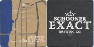 beer coaster from Scuttlebutt Brewing Co. ( WA-SCHE-5 )