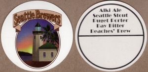 beer coaster from Seattle Brewing Co. ( WA-SEAT-2 )