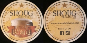 beer coaster from Shrub Steppe Smokehouse Brewery ( WA-SHOU-1 )