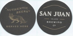 beer coaster from Savage Brewing Co. ( WA-SJUN-1 )