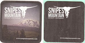 beer coaster from Snoqualmie Falls Brewing Co. ( WA-SNIP-4 )