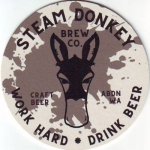 beer coaster from Steam Plant Grill ( WA-STEA-2 )