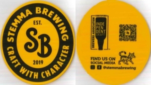 beer coaster from Stix Billiards & Brewhouse ( WA-STMA-2 )