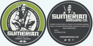 beer coaster from Sweetwater Brewing ( WA-SUM-4 )