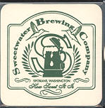 beer coaster from Tacoma Brewing Co. ( WA-SWT-2 )