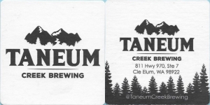 beer coaster from Tapps Brewery ( WA-TANE-1 )