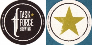 beer coaster from Tekoa Brewing Co. ( WA-TASK-1 )