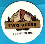 beer coaster from Two Sisters Brewery  ( WA-TWO-3 )