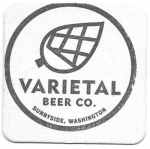 beer coaster from Vashon Brewing ( WA-VARI-2 )