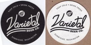 beer coaster from Vashon Brewing ( WA-VARI-5 )